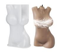 Moule pour bougies corps humain - moule fusion, moules sculpture | moul silicone silhouette féminine originale, modèle moulage cire fantaisie pour créations artisanales pour décoration