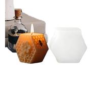 Moule pour bougies cylindriques d'art de bricolage réutilisable | Moule en silicone pour bougies d'abeilles pour école, étude, maison, réunion, enfants, adultes, débutants