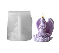 Moule pour bougies d'ange - Moule en silicone réutilisable pour projets de pâtisserie, chocolat, bougies et décorations