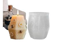 Moule pour bougies piliers en forme de ruche, flexible à libération facile - Moule pour bougies d'abeilles, ruche, pilier, pour maison, école, étude, réunion, fête, adultes, professionnels