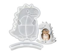Moule pour Cadre Photo,Moule en Silicone Mignon Dinosaure - Cadres Photo Dinosaure | Pour Fêtes d'Anniversaire Action de Grâce Bureau Maison Chambre Bureau École Dortoir