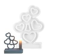 moule pour coeur | Coeur Love Casting moule résine bougie - Sets argileux en résineépoxy, fournitures d'art artisanal faites-vous, pour moule en plâtre