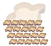 Moule pour Colomba (20pz - 500 gr) - Formes pour Colombe en papier de pure cellulose au micro-ondes. Idéal pour le four, jetables à haute densité, résistant à la chaleur jusqu'à 200 °C