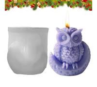 Moule pour faire des bougies de - Moule en silicone pour faire des bougies, débutants amoureux des animaux moulant statue d'animaux famille couple fun