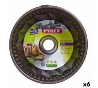 Moule Pour Four Pyrex Asimetria Bague Noir Métal (6 Unités)