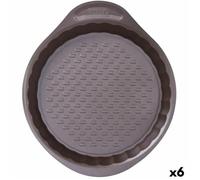 Moule Pour Four Pyrex Asimetria Rond Noir 25 Cm (6 Unités)