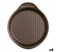 Moule Pour Four Pyrex Asimetria Rond Noir Plat 27 X 4 Cm (6 Unités)