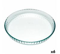 Moule Pour Four Pyrex Classic Rond Plat Transparent 25 X 25 X 4 Cm (6 Unités)