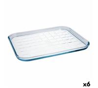 Moule Pour Four Pyrex Classic Vidrio Plat Transparent Verre 33 X 27 X 2 Cm (6 Unités)