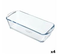 Moule Pour Four Pyrex Classic Vidrio Rectangulaire Transparent 32 X 12 X 8 Cm (4 Unités)