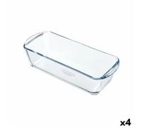 Moule Pour Four Pyrex Classic Vidrio Rectangulaire Transparent Verre 28 X 11 X 8 Cm (4 Unités)