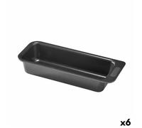 Moule Pour Four Pyrex Magic Rectangulaire Noir Ø 26 Cm (6 Unités)