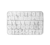 Moule pour la cuisson de biscuits, boutons, lettres, fondants, outils de décoration de gâteaux, chocolat, bonbons, résine époxy