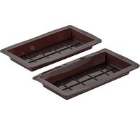 Moule pour le chocolat Dubai, silicone, 2 pièces, longueur : 280 mm, largeur : 135 mm