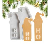 Moule pour le Père Noël, moule en silicone pour le Père Noël | Moule pour le Père Noël pour fondant en silicone | Moule en résine époxy silicone, moules pour gâteau du Père Noël pour res