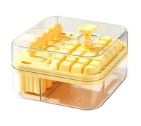 Moule pour machine à glaçons - Plateau à couvercle anti-fuite, récipient de refroidissement pour whisky, accessoire de refroidisseur de pique-nique, fourniture de bar | Unité de congélation empilable