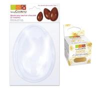 Moule pour Oeuf en chocolat + paillettes dorées Scrapcooking