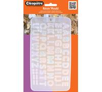 Cleopatre - Moule résine thème alphabet pour création bijoux
