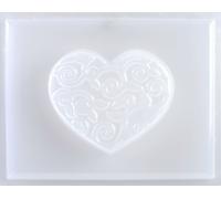 Moule Pour Savon Mini Coeur Arabesque - Graine Créative