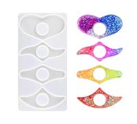 Moule pour support de livre de pouce | Moules en résine de silicone pour support de page de livre, moule d'épandeur de page d'anneau de marqueur de pouce pour moulage de résine époxy générique
