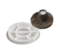 Moule pratique et robuste en résine de silicone - Grand plateau ovale - Accessoire portable pour projets de décoration de la maison - Formes en silicone robustes