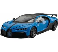 moulé Pression l'épour Chelle 1:18 pour Bugatti Chiron Supercar modèle réduit Voiture Alliage sous Simulation Statique Collection Loisir Cadeau(Bleu)