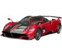 moulé Pression l'épour Chelle 1:32 pour Pagani Huayra BC - Modèle réduit Voiture Simulation Dynamique Jouet Alliage Cadeau d'exposition(Rouge)