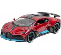 moulé Pression l'épour Chelle 1:32 réplique la Supercar pour Bugatti Divo avec Effets sonores Lumineux(Rouge)