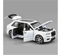 moulé Pression l'épour Chelle 1:32 réplique pour Rolls Royce pour Cullinan SUV avec Effets sonores Lumineux dynamiques (Blanc)