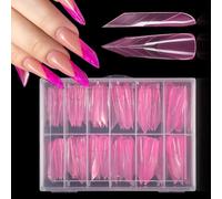 Moule professionnel sans papier pour Nail Art, Base ABS, Application à durcissement rapide à la lumière, outils de manucure, faux conseils d ' art rapide