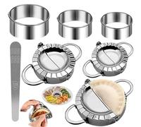 Moule Ravioli,7 Pièces Moule à Ravioli en Acier Inox, Ravioli Machine, Moule à Dumplings, Machine à Boulettes, Acier Inoxydable Ravioli Maker Et Ravioli Cutter Kit