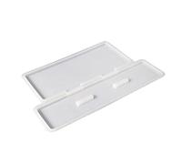 Moule rectangulaire avec support, cadre photo, décorations de table en silicone pour plaque d'immatriculation de bureau, moules époxy rectangulaires en silicone
