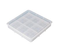 Moule rectangulaire en résine de silicone avec fond carré pour cendrier, bibelot décoratif en silicone