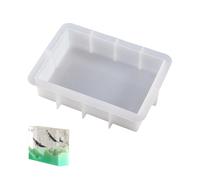 Moule rectangulaire en résine - Pour les amateurs - Idéaux pour l'artisanat de comptables et d'objets décoratifs - Grands moules en silicone pour moulage en résine