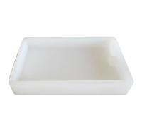 Moule rectangulaire en silicone pour bougeoir en résine époxy pour la fabrication de supports de décoration de Noël