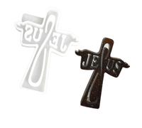 Moule religieux en silicone flexible pour aider à libérer les | Figure religieuse et lettrage définis, routine de soins après utilisation, moulage répété avec des morceaux de