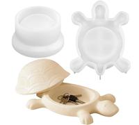 Moule Résine - Ensemble De Moules Tortue Pour Coulée Époxy | Moule Boîte | Moules En Silicone Pour Création De Coffret, Déco Maison, Salle, Mariage, Centre De Table