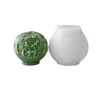 Moule réutilisable en forme de sphère décorative pour fêtes, décoration d'intérieur, projets de bricolage, décoration de Noël