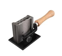 Moule réversible de moule d'huile de lingot de bijoux réversible faisant des outils fondant l'outil en métal de bâti pour le bâti argenté d'or de barre à feuilles, 20 * 8 * 8cm