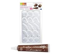 Moule rigide pour fritures en chocolat + 1 Stylo chocolat