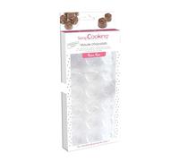 Moule Rigide Roses en Chocolat - 12 Empreintes "Rose" - Accessoire Pâtisserie Qualité Professionnelle - 6752