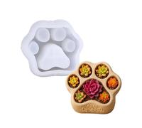 Moule robuste multi-usage pour petits pots en résine en forme de patte de chat