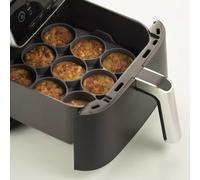 Moule rond à oeuf pour airfryer en silicone platine 9 cavités Silikomart