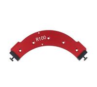 Moule rond pour le travail du bois pour arrondir les coins intérieurs et extérieurs, R100/R150/R200/R250/R300 Modèles d'arc avec double limite pour la coupe de garde-robe et le rainurage des bords