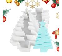 Moule Sapin de Noël en Silicone pour Résine Fabrication de bougies | Moule à Plâtre Déco Fêtes pour Débutants, Profs d'Art, Loisirs Créatifs, Maison, Appartement, Ateliers,