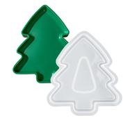 Moule sapin de Noël Outil de bricolage des fêtes réutilisable en silicone | Moule de Noël pour Plateau de Rangement à Snack pour , débutants, propriétaires ole à la