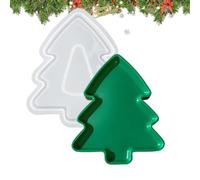 Moule sapin de Noël Outil de bricolage des fêtes réutilisable en silicone | Moule en silicone sapin de Noël pour plateau de rangement pour , débutants, propriétaires ole à la