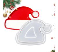 Moule sapin de Noël Outil en Silicone de Loisirs Créatifs des Fêtes | Moule de coulée pour sapin et bonnet du Père Noël pour , débutants, propriétaires ole à la