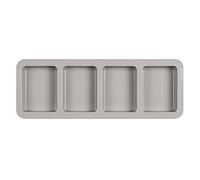 Moule Savon Moule de savon multi-fonction silicone DIY Craft à la main 3D Cuisine 3D Formes Formes Savon de savon for la fabrication de savon Moule A Savon (Color : Rectangle)