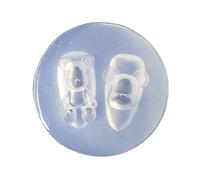 Moule Sculpté En Silicone Forme D'ours Moules De Moulage Résine Pour Décorations Moulage Époxy Fourniture Bricolage Nail Art Moule Silicone